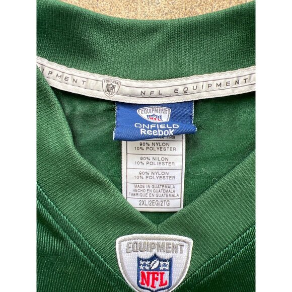 Reebok NFL New York Jets #77 Jenkins Green/White Onfield Jersey 2XL Y3 - Picture 3 of 5